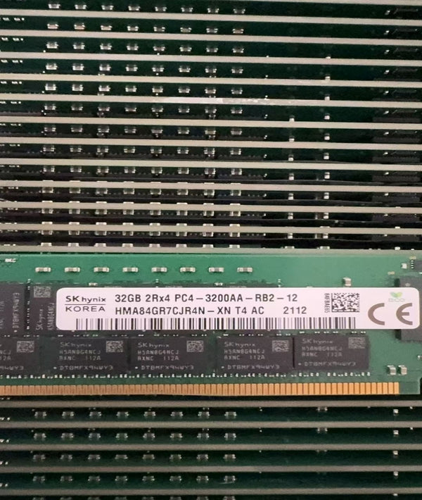 SK Hynix HMA84GR7CJR4N-XN RAM memory module with label